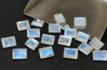 Natural Rainbow Moonstone 5×7 mm Octagon Cut Faceted – AA Quality Rainbow Moonstone Octagon Faceted 5x7mm