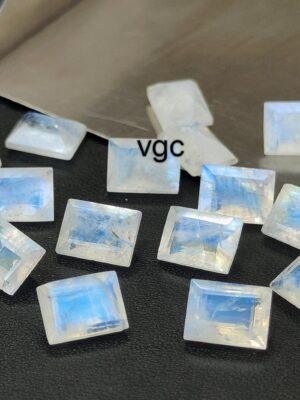 Natural Rainbow Moonstone 10×12 mm Octagon Cut Faceted – AA Quality Rainbow Moonstone Octagon Faceted 10x12mm