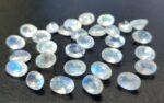 Natural Rainbow Moonstone 5×7 mm Oval Cut Faceted – AA Quality Rainbow Moonstone Oval Faceted 5x7mm