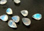 Natural Rainbow Moonstone 5×7 mm Pear Cut Faceted – AA Quality Rainbow Moonstone Pear Faceted 5x7mm