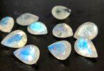 Natural Rainbow Moonstone 5×7 mm Pear Cut Faceted – AA Quality Rainbow Moonstone Pear Faceted 5x7mm