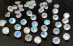 Natural Rainbow Moonstone 10 mm Round Cut Faceted – AA Quality Rainbow Moonstone Round Faceted 10mm