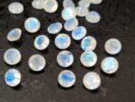 Natural Rainbow Moonstone 10 mm Round Cut Faceted – AA Quality Rainbow Moonstone Round Faceted 10mm