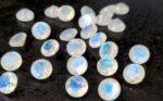 Natural Rainbow Moonstone 10 mm Round Cut Faceted – AA Quality Rainbow Moonstone Round Faceted 10mm
