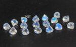 Natural Rainbow Moonstone 4 mm Heart Cut Faceted – AAA Quality Rainbow Moonstone Heart 4mm