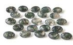 Natural Moss Agate 10×14 mm Oval Cut Faceted – AAA Quality Moss Agate Oval 10x14mm