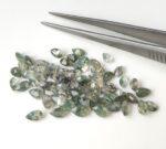 Natural Moss Agate 6×9 mm Pear Cut Faceted – AAA Quality Moss Agate Pear 6x9mm