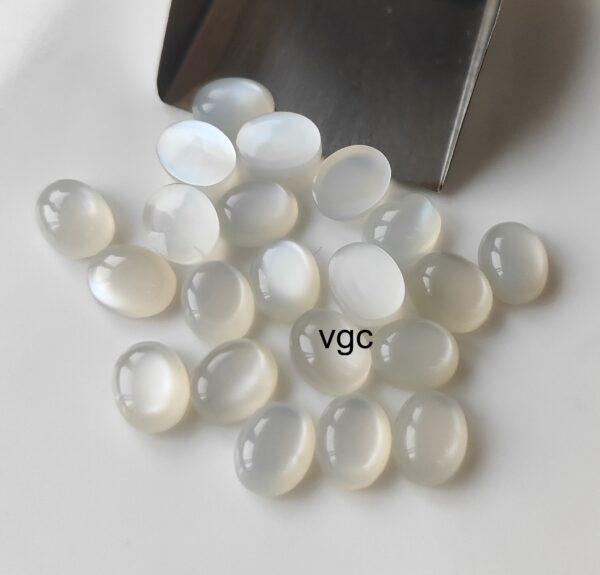 Natural White Moonstone 3×5 mm Oval Cabochon – AAA Quality Moonstone Oval Cabochon 3x5mm