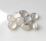 Natural White Moonstone 5×7 mm Pear Cabochon – AAA Quality Moonstone Pear Cabochon 5x7mm