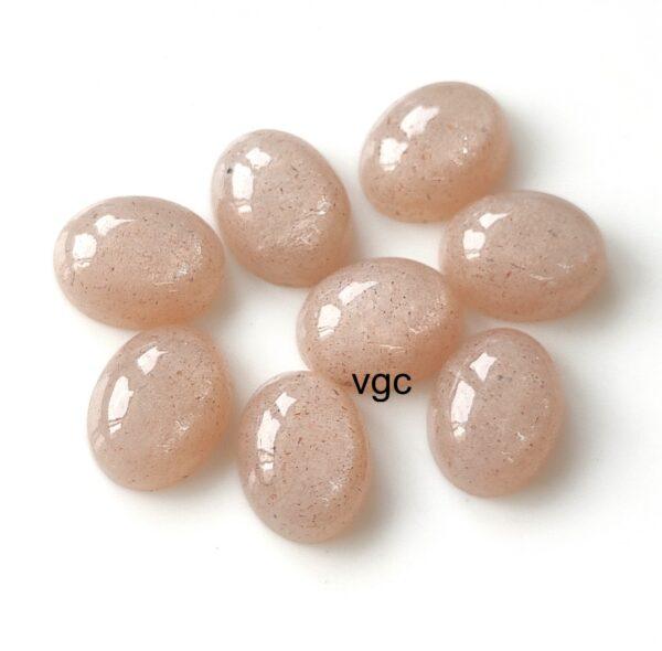 Natural Peach Moonstone 5×7 mm Oval Cabochon – AAA Quality Moonstone Oval Cabochon 5x7mm