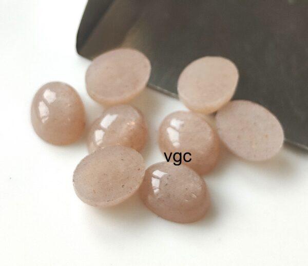 Natural Peach Moonstone 5×7 mm Oval Cabochon – AAA Quality Moonstone Oval Cabochon 5x7mm
