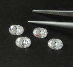 Super Top Quality White Moissanite D-f Color VS Purity 6×8 mm Oval Cut – AAA Moissanite Oval Superb Cut And Luster 6x8mm