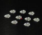 Super Top Quality White Moissanite D-f Color VS Purity 5×7 mm Pear Cut – AAA Moissanite Pear Superb Cut And Luster 5x7mm