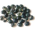 Natural Moss Agate 7×9 mm Oval Cabochon – AAA Quality Moss Agate Oval 7x9mm