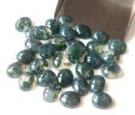Natural Moss Agate 7×9 mm Oval Cabochon – AAA Quality Moss Agate Oval 7x9mm