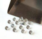Natural Grey Moonstone 3 mm Round Cut Faceted– AAA Quality Moonstone Round Faceted 3mm