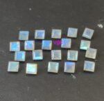 Natural Labradorite 7 mm Square Cut Faceted – AAA Quality Labradorite Square Faceted Cut 7mm