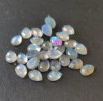 Natural Labradorite 4×6 mm Pear Rose Cut – AAA Quality Labradorite Pear Rose Cut 4x6mm