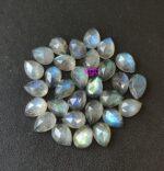Natural Labradorite 4×6 mm Pear Rose Cut – AAA Quality Labradorite Pear Rose Cut 4x6mm