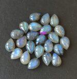 Natural Labradorite 4×6 mm Pear Cabochon – AAA Quality Labradorite Pear Cabochon 4x6mm