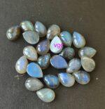 Natural Labradorite 4×6 mm Pear Cabochon – AAA Quality Labradorite Pear Cabochon 4x6mm
