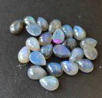 Natural Labradorite 4×6 mm Pear Cabochon – AAA Quality Labradorite Pear Cabochon 4x6mm