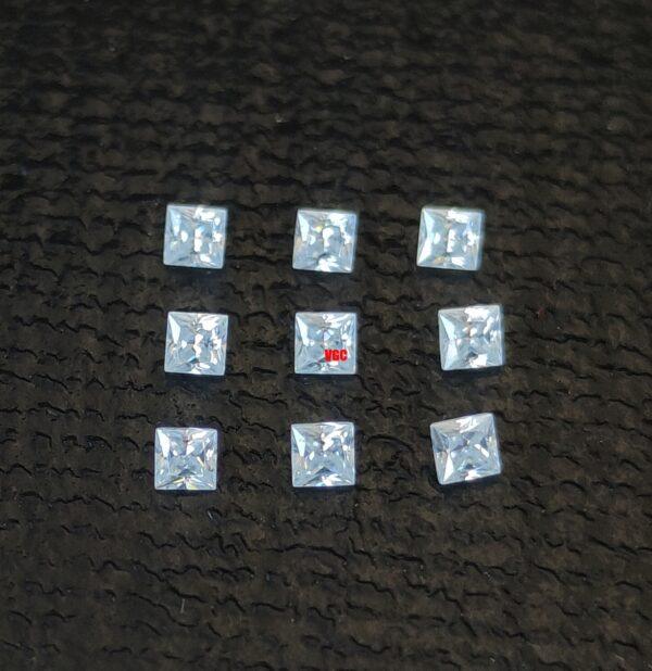 Super Top Quality White Moissanite D-f Color VS Purity 2 mm Square Princess Cut – AAA Moissanite Square Superb Cut And Luster 2mm