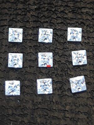 Super Top Quality White Moissanite D-f Color VS Purity 2 mm Square Princess Cut – AAA Moissanite Square Superb Cut And Luster 2mm