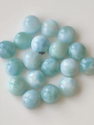 Natural Larimar 4 mm Round Cabochon – Larimar Round Cabochon 4mm