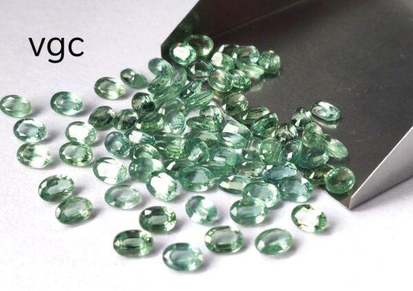 Natural Mint Kyanite 4×6 mm Oval Faceted Cut – Kyanite Oval Faceted 4x6mm