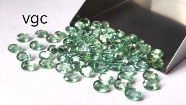 Natural Mint Kyanite 4×6 mm Oval Faceted Cut – Kyanite Oval Faceted 4x6mm