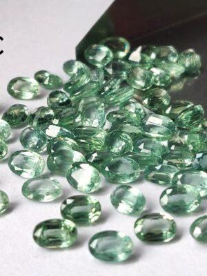 Natural Mint Kyanite 4×6 mm Oval Faceted Cut – Kyanite Oval Faceted 4x6mm