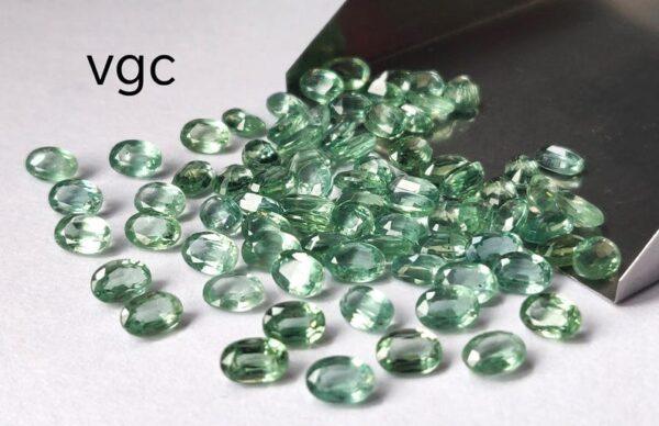 Natural Mint Kyanite 4×6 mm Oval Faceted Cut – Kyanite Oval Faceted 4x6mm