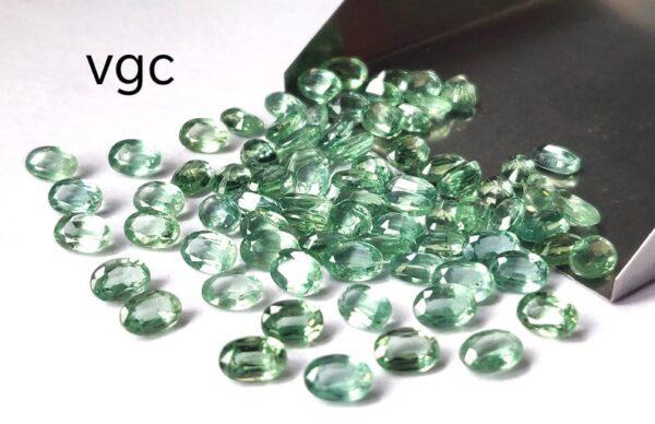 Natural Mint Kyanite 4×6 mm Oval Faceted Cut – Kyanite Oval Faceted 4x6mm