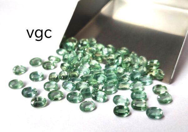 Natural Mint Kyanite 4×6 mm Oval Faceted Cut – Kyanite Oval Faceted 4x6mm