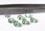 Natural Mint Kyanite 6×9 mm Pear Faceted Cut – Kyanite Pear Faceted 6x9mm