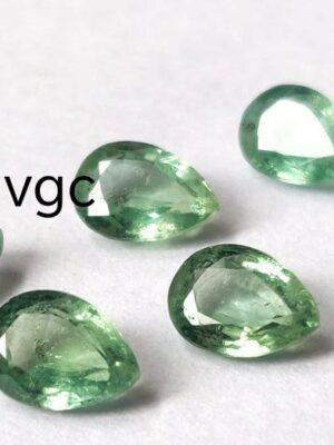 Natural Mint Kyanite 4×6 mm Pear Faceted Cut – Kyanite Pear Faceted 4x6mm
