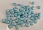 Natural Larimar 5×7 mm Pear Cabochon – Larimar Pear Cabochon 5x7mm
