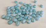 Natural Larimar 5×7 mm Pear Cabochon – Larimar Pear Cabochon 5x7mm