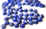 Natural Lapis Lazuli 3 mm Round Rose Cut – Lapis Round Rose Cut 3mm