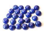 Natural Lapis Lazuli 6 mm Round Rose Cut – Lapis Round Rose Cut 6mm