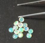Natural Super Top Multifire Ethiopian Opal 8 mm Round Rose Cut – AAA Quality Ethiopian Opal Round 8mm