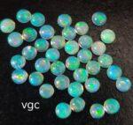 Natural Super Top Multifire Ethiopian Opal 10 mm Round Cabochon – AAA Quality Ethiopian Opal Round 10mm