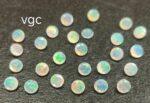 Natural Super Top Multifire Ethiopian Opal 2 mm Round Cut Faceted – AAA Quality Ethiopian Opal Round 2mm