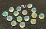 Natural Super Top Multifire Ethiopian Opal 5 mm Round Cut Faceted – AAA Quality Ethiopian Opal Round 5mm