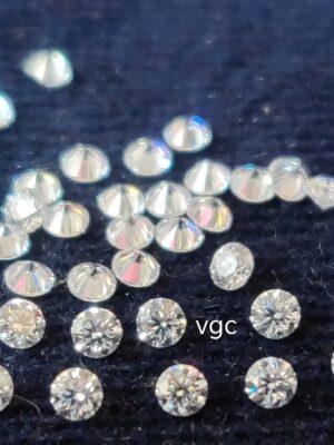 Super Top Quality White Moissanite D-f Color VS Purity 2 mm Round Brilliant Cut– AAA Moissanite Round Superb Cut And Luster 2mm