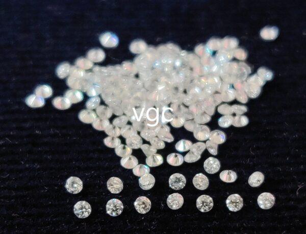 Super Top Quality White Moissanite D-f Color VS Purity 1 mm Round Brilliant Cut– AAA Moissanite Round Superb Cut And Luster 1mm