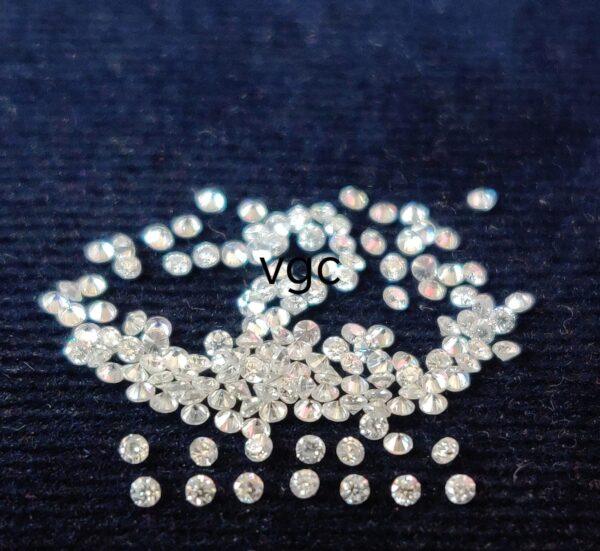 Super Top Quality White Moissanite D-f Color VS Purity 1 mm Round Brilliant Cut– AAA Moissanite Round Superb Cut And Luster 1mm