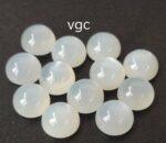 Natural White Moonstone 8 mm Round Cabochon – AAA Quality Moonstone Round Cabochon 8mm