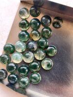 Natural Moss Agate 5 mm Round Cabochon – AAA Quality Moss Agate Round 5mm